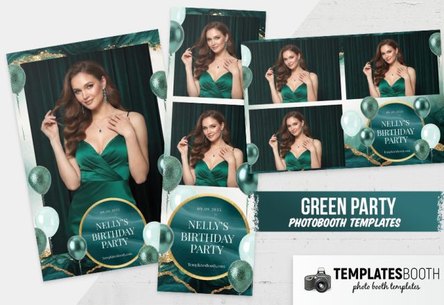 Fotobox-Layout Geburtstag 25
