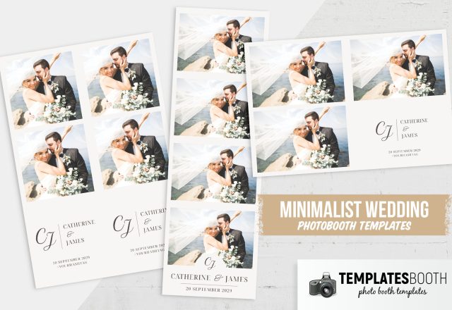 Fotobox-Layout Minimalistisch 3