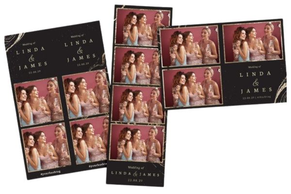 Fotobox-Layout Hochzeit Layout 2