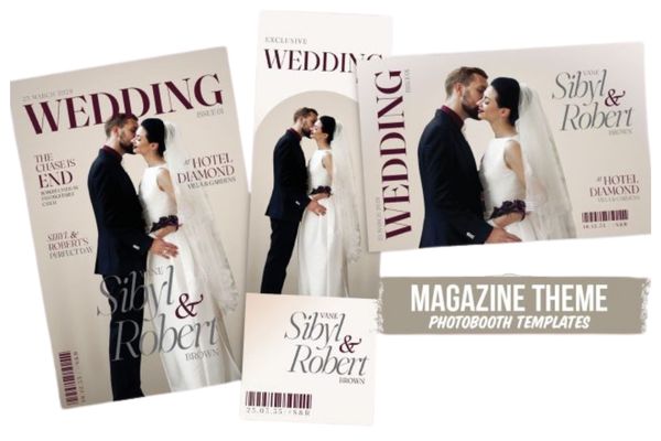 Fotobox-Layout Hochzeit Layout 8